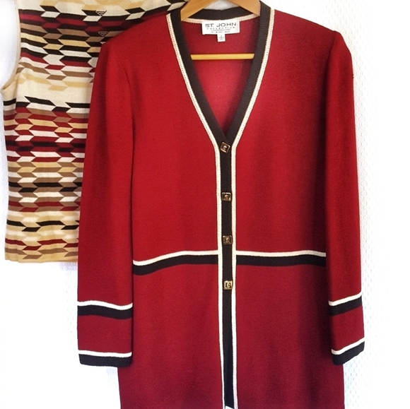 1990s St John Sport Black Cardigan